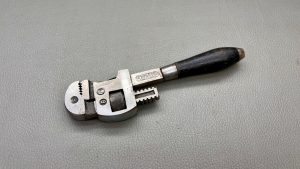 The Eire Tool Works USA 8" Stillson Wrench, Owners Initials, In Good Condition