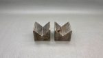 Two V Blocks Measuring 2" x 2" x 1 1/2" Owners Marks