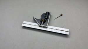 Combination Square 6" Long With Level And Scribe