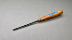 Carving Chisel Good Handle 7mm Maker Worn Some Pitting