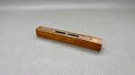 Hookley Abbey Brass & Timber Level & Rule 6" Long In Good Condition