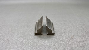 Unusual Steel blocks 1 3/4" x 1" In Good Condition