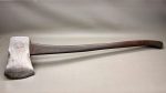 Buhlsons Co Buhl Axe & Handle Michigan Embossed 4 1/2" Edge 7 3/8" Deep Nicely Balanced