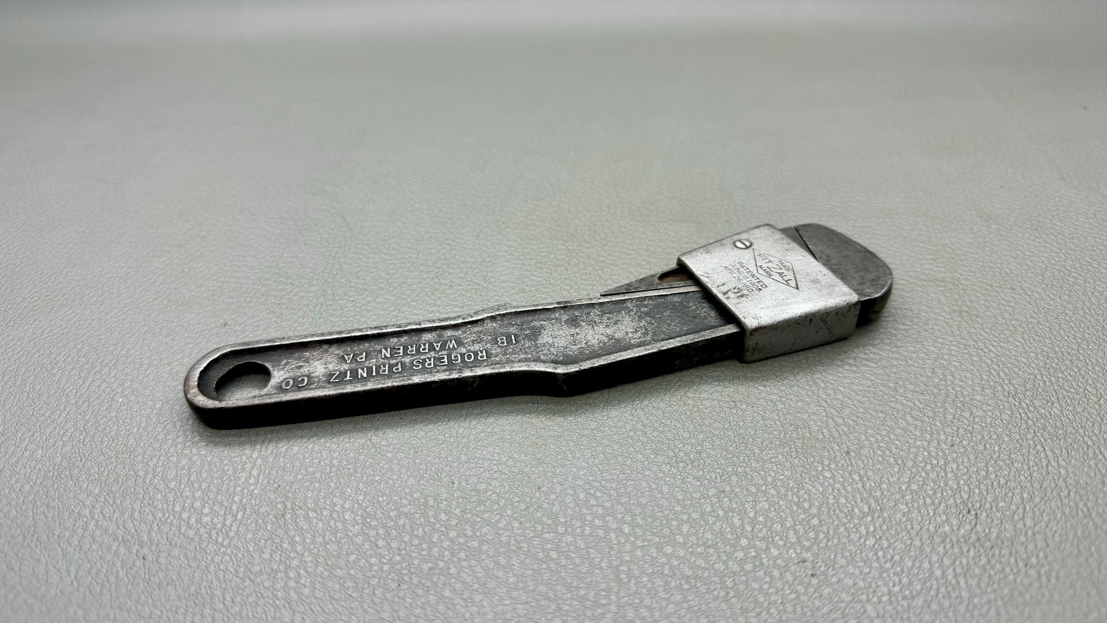 Fitzall 6" Long Vintage Wrench Pat'd June 9. 1908 - Image 5