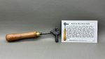 Swaging Hammer No 346 Sawset - Pacific Northwest Tool Collectors Replica In As New Condition This is a commemorative tool 1025 Cast Steel Engraved Decorative Markings Brass Ferrule & Custom Wood Handle
