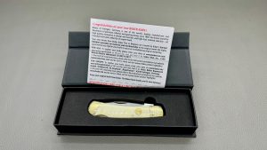 Boker Tree Traditional Gentleman's Lockback Smooth White Bone In Top Condition