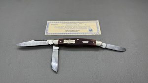 Boker Tree USA 3 Blade Folding Knife Nice Engravings Limited Edition Collectors Item In Top Condition IOB